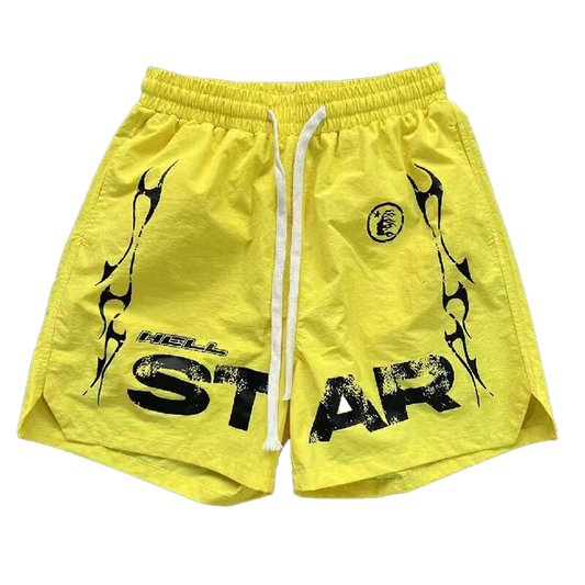 STAR shorts in Yellow