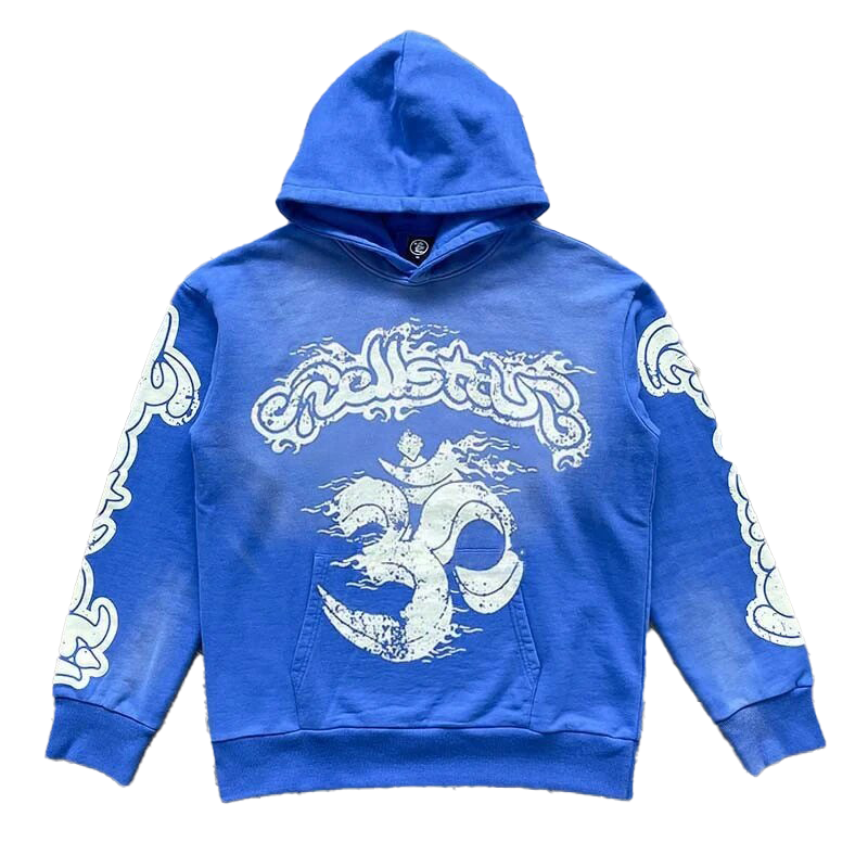 Records Blue Hoodie