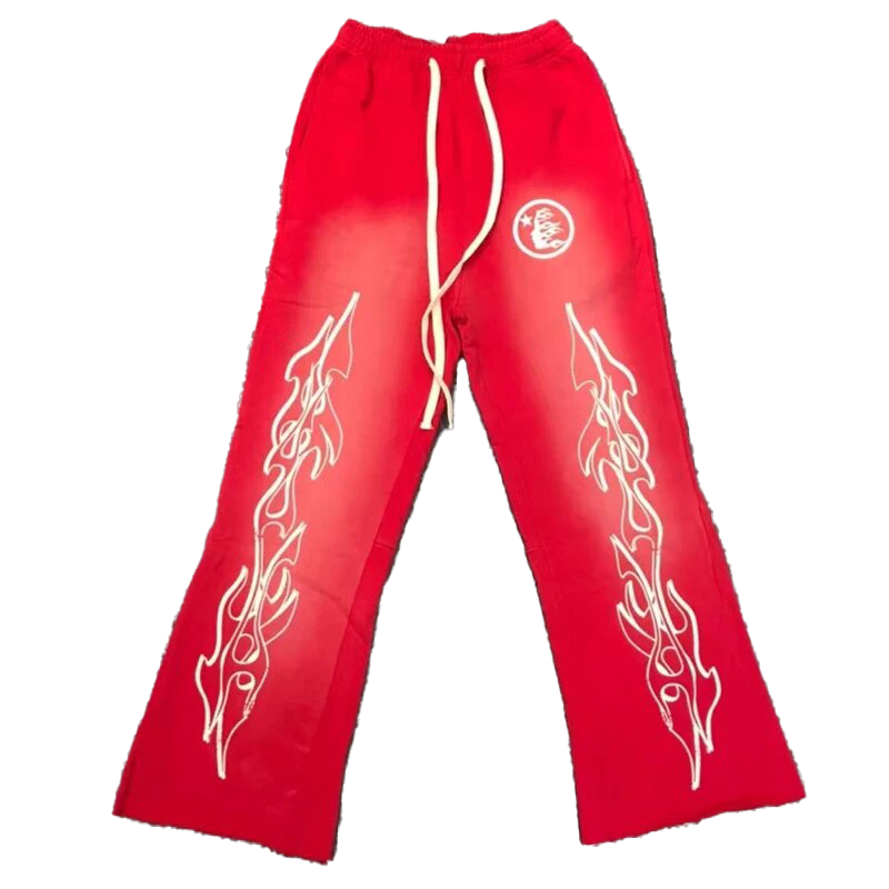 Sweatpants available in store now ! Hellstar Red Flare - Xl $400