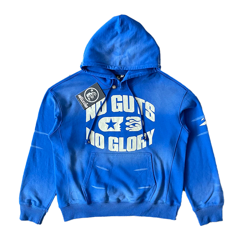 Blue No Guts No Glory Hoodie