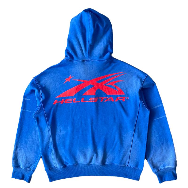 Blue Sports Gel Hoodie