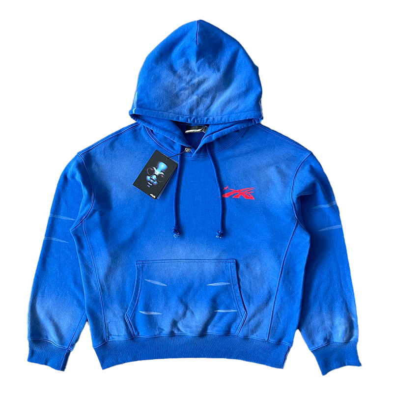 Blue Sports Gel Hoodie