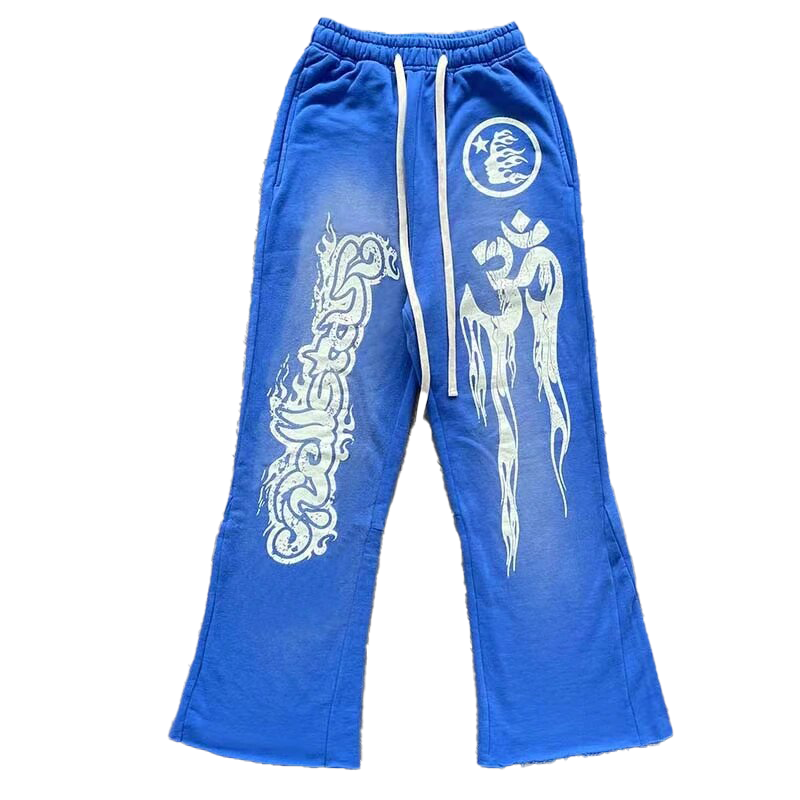 Blue Flare Sweats