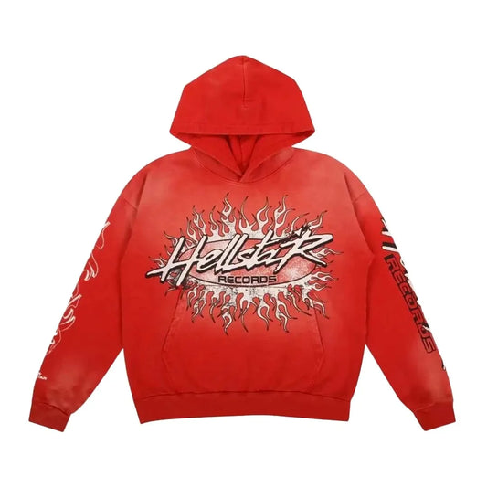 Records Red Hoodie
